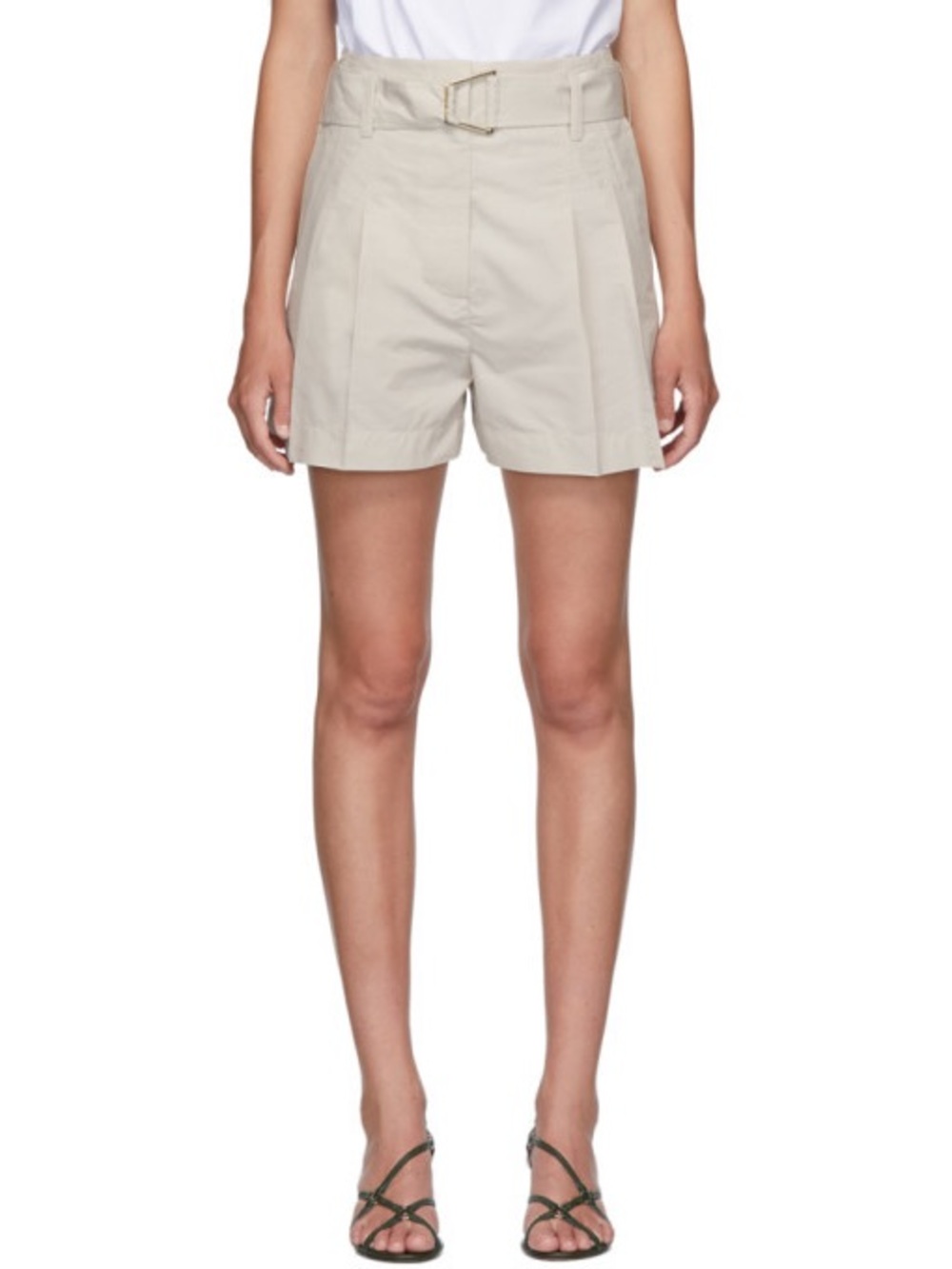 3.1 Phillip Lim Belted Utility Shorts Stone Beige Size 4